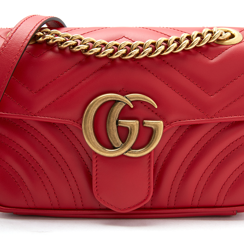 구찌(GUCCI) 마몬트 마틀라세 미니 여자 숄더백 446744 DTDIT 6433