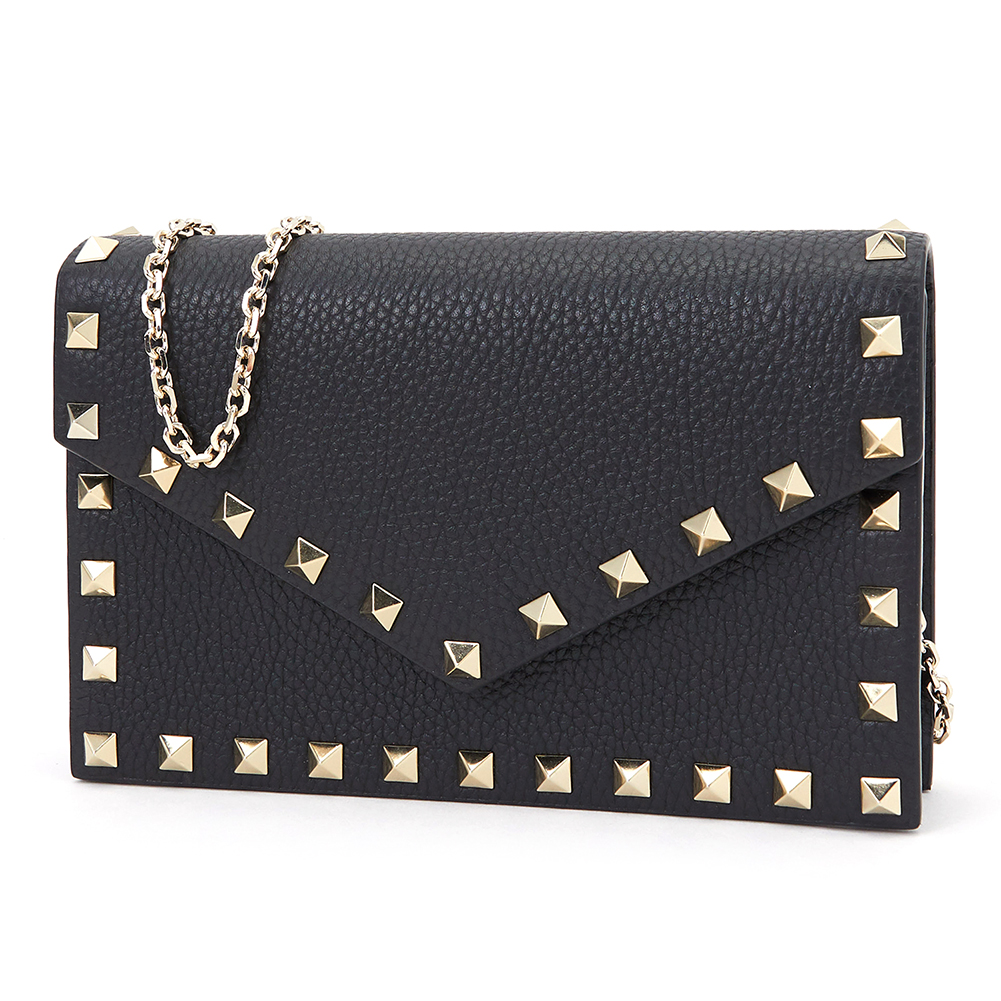 발렌티노(VALENTINO) 락스터드 여자 체인 숄더백 SW2P0Q58VSH 0NO
