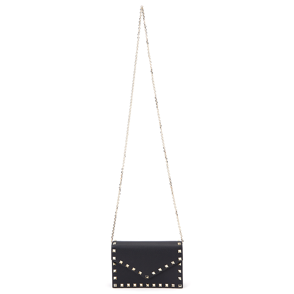 발렌티노(VALENTINO) 락스터드 여자 체인 숄더백 SW2P0Q58VSH 0NO