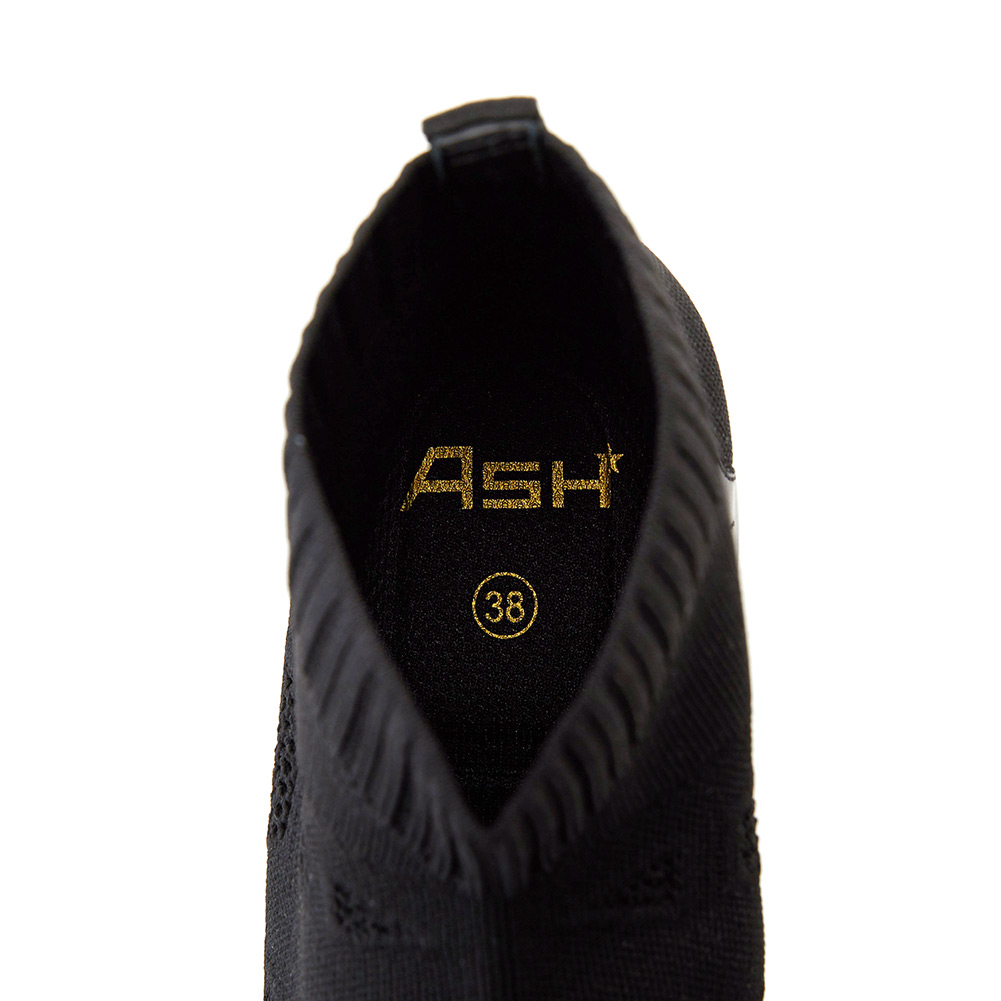 아쉬(ASH) 리자 여자 니트 스니커즈 LIZA01 BLACK