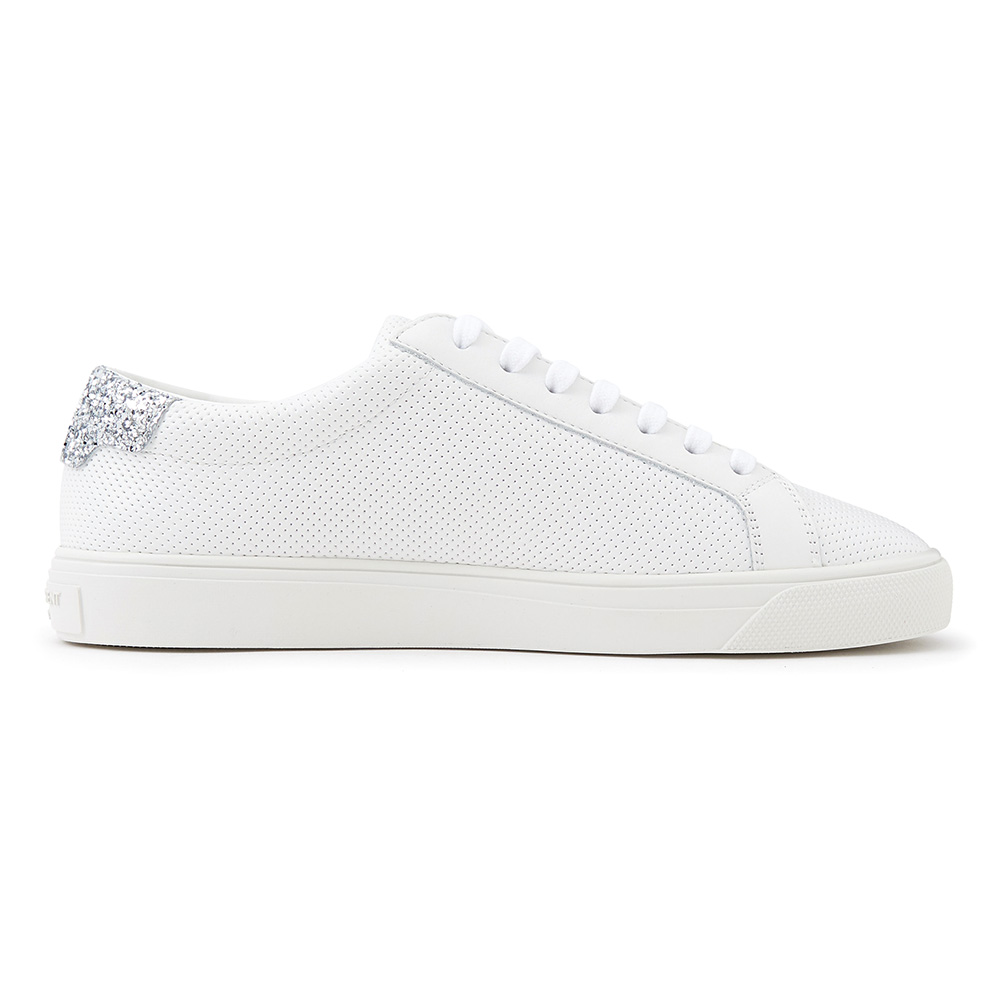 생로랑(SAINT LAURENT PARIS) 퍼포레이티드 글리터 여자 앤디 스니커즈 590014 0ZT60 9285