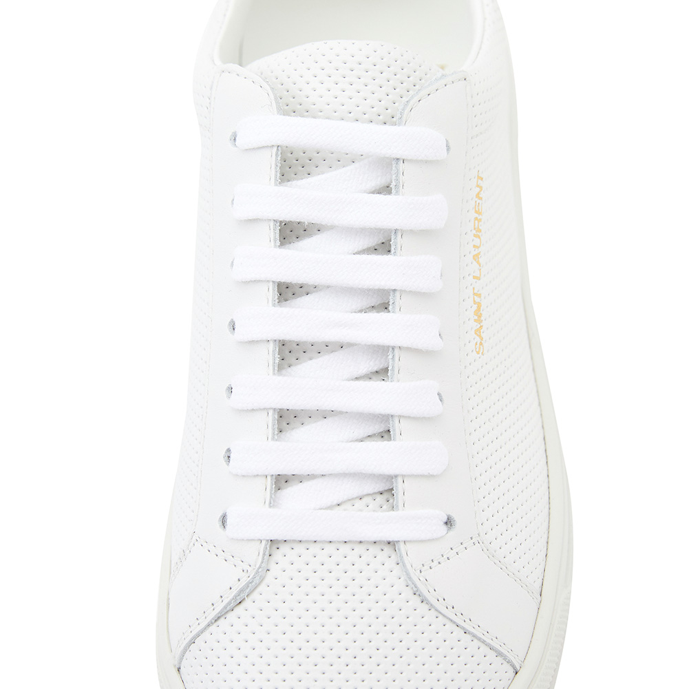 생로랑(SAINT LAURENT PARIS) 퍼포레이티드 글리터 여자 앤디 스니커즈 590014 0ZT60 9285