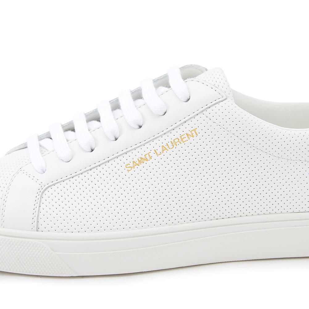 생로랑(SAINT LAURENT PARIS) 퍼포레이티드 글리터 여자 앤디 스니커즈 590014 0ZT60 9285