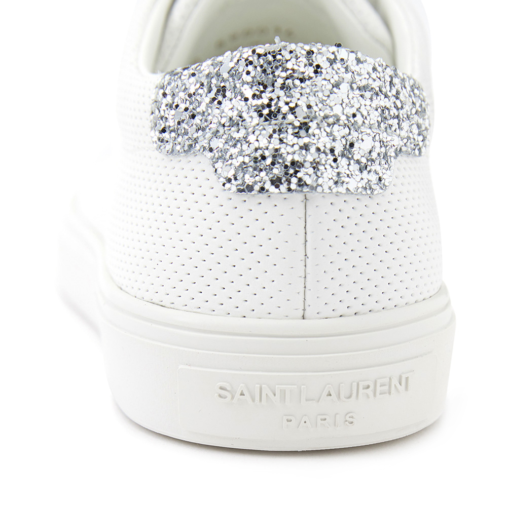 생로랑(SAINT LAURENT PARIS) 퍼포레이티드 글리터 여자 앤디 스니커즈 590014 0ZT60 9285