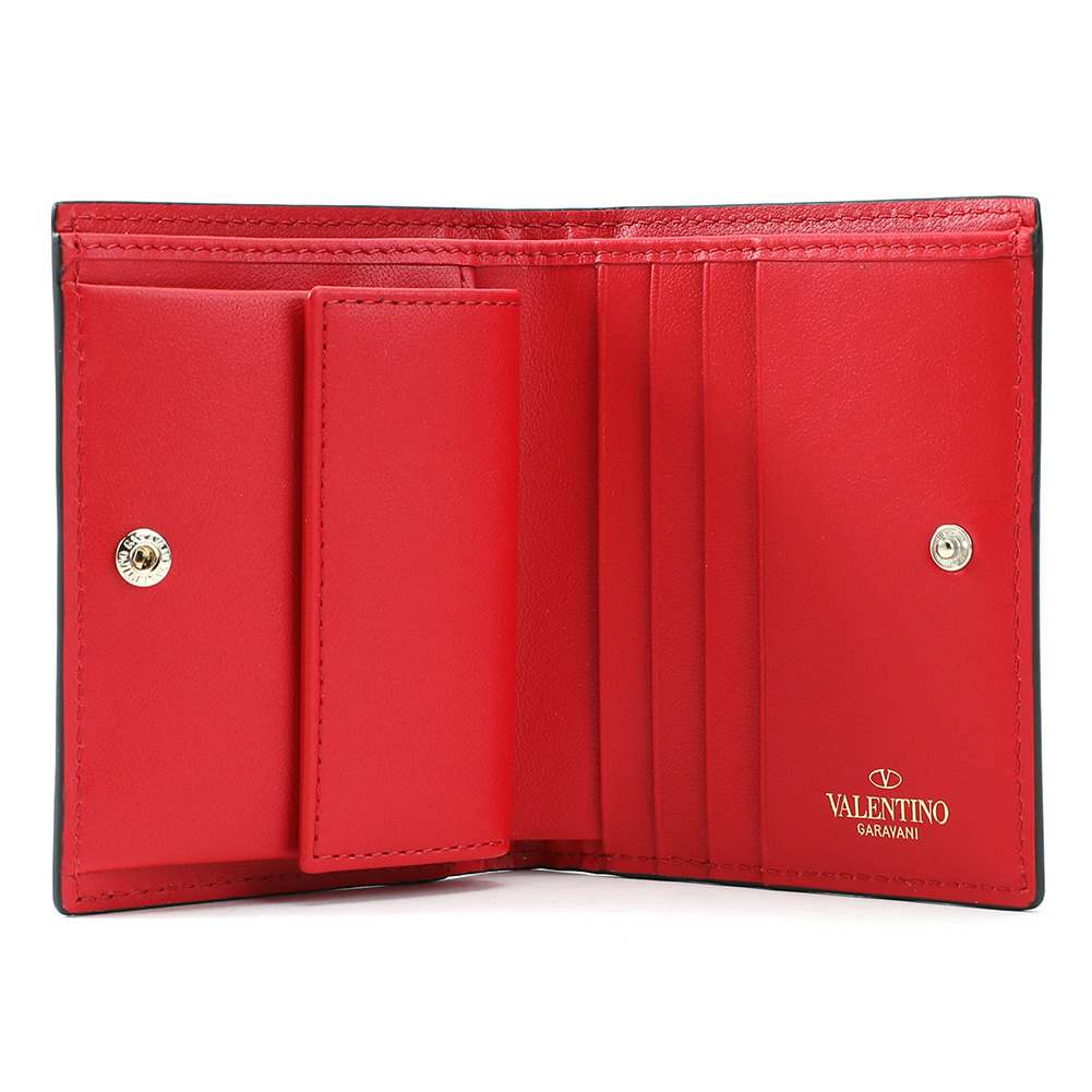 발렌티노(VALENTINO) 락스터드 여자 반지갑 SW2P0R39BOL JU5