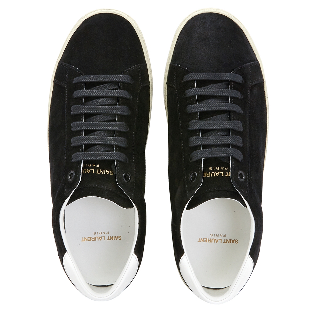 생로랑(SAINT LAURENT PARIS) 코트 클래식 스웨이드 남자 스니커즈 550078 BT3I0 1090