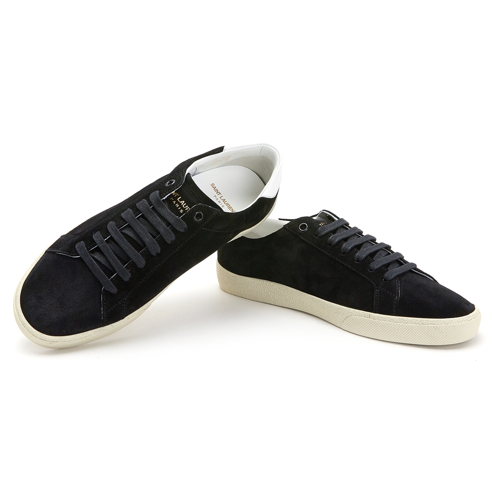 생로랑(SAINT LAURENT PARIS) 코트 클래식 스웨이드 남자 스니커즈 550078 BT3I0 1090