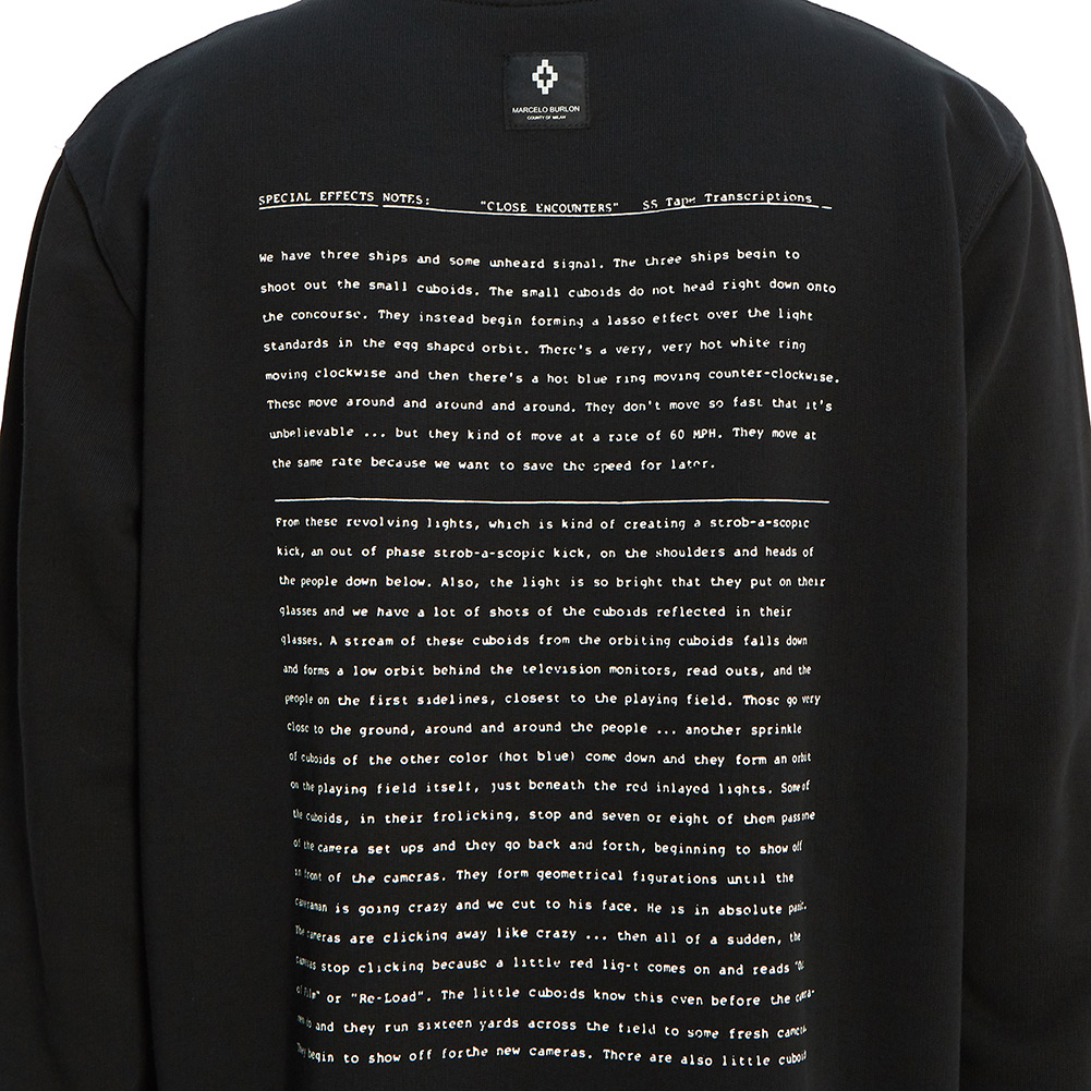마르셀로불론(MARCELO BURLON) 에일리언 남자 긴팔 맨투맨 티셔츠 CMBA009S196300591088