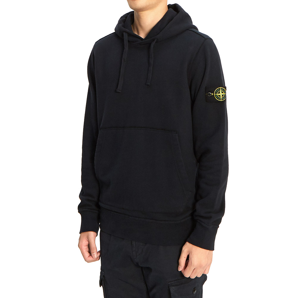 스톤아일랜드(STONE ISLAND) 와펜 남자 후드 긴팔 기모 맨투맨 티셔츠 711562820 V0020