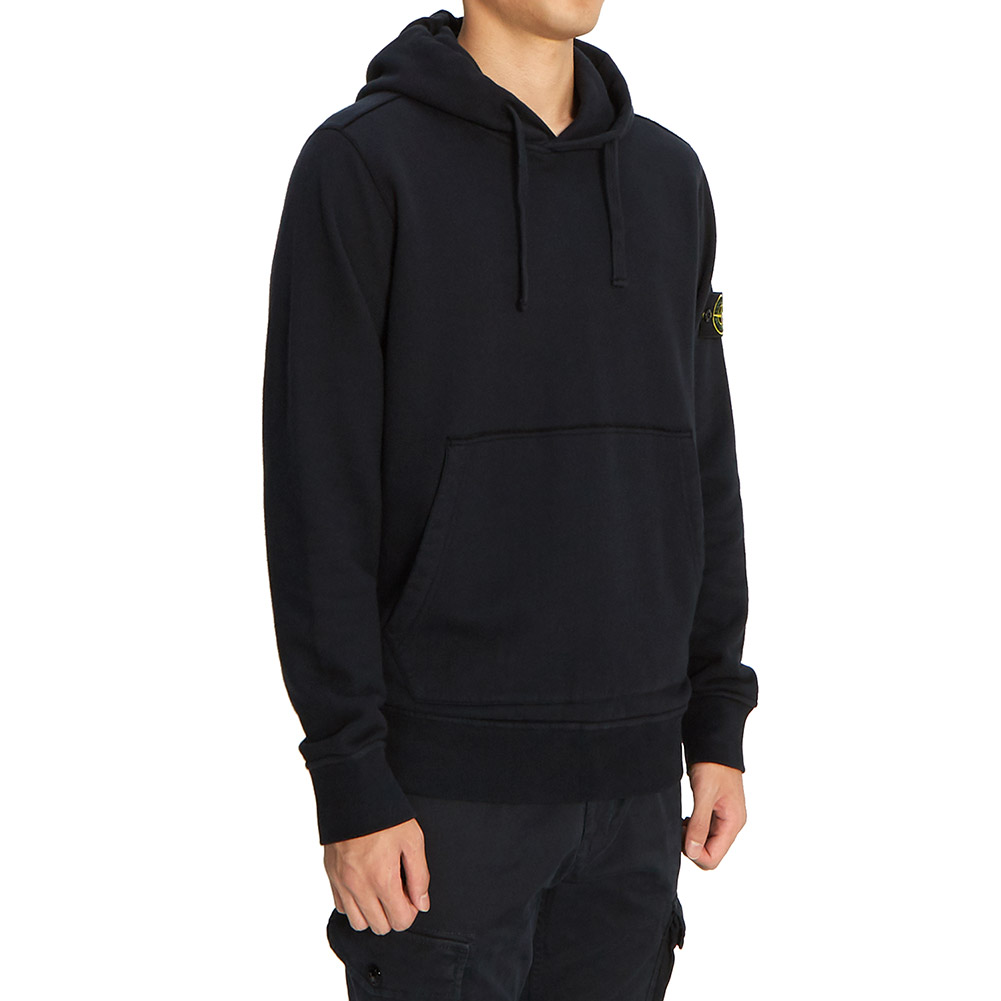 스톤아일랜드(STONE ISLAND) 와펜 남자 후드 긴팔 기모 맨투맨 티셔츠 711562820 V0020
