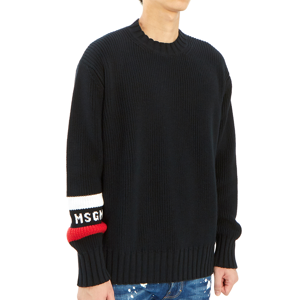 엠에스지엠(MSGM) 로고 남자 니트 2640MM124 195046 99