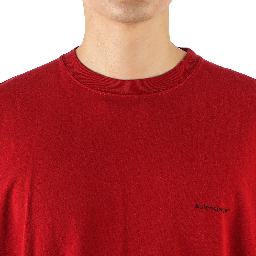 발렌시아가(BALENCIAGA) 로고 남자 반팔티셔츠 556150 TCV25 6064