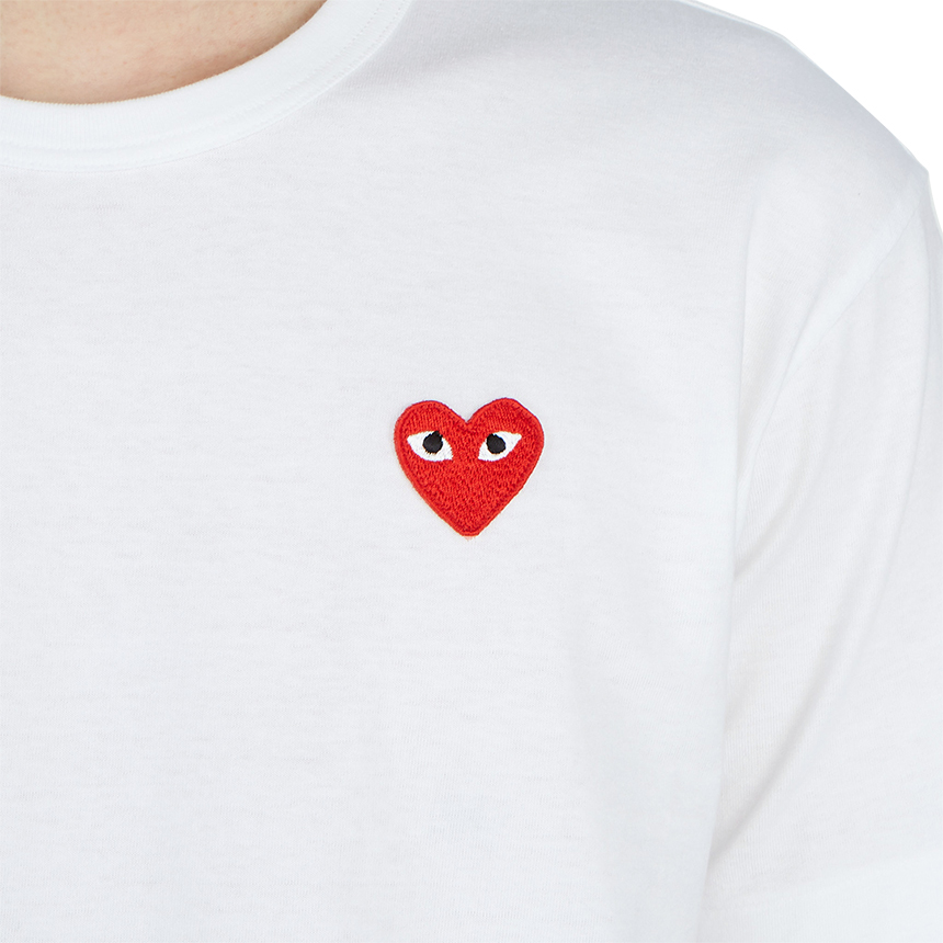 꼼데가르송(COMME DES GARCONS) 스크래치 레드와펜 반팔티셔츠 AZ T034 051 1 (남여공용) SA_AZ T034 051 1_102