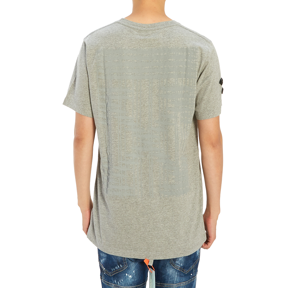 오프화이트(OFF WHITE) 인더스트리얼 슬림 남자 반팔티셔츠 OMAA027E 19185004 0791