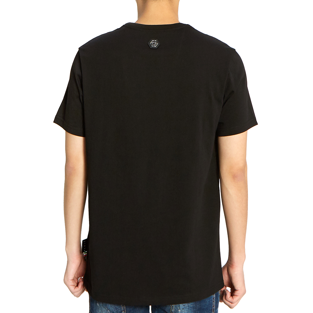 필립플레인(PHILIPP PLEIN) 스테이트먼트 플래티넘 컷 남자 반팔티셔츠 MTK3941 PJY002N 02
