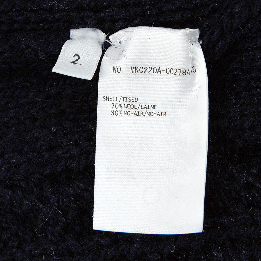 톰브라운(THOM BROWNE) 사선 완장 아란 케이블 남자 울 가디건 MKC220A 00278 415