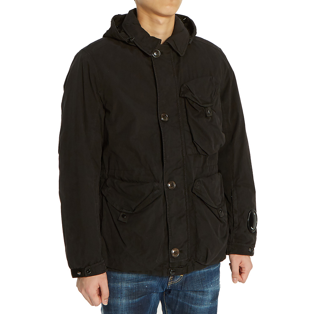 씨피컴퍼니(CP COMPANY) 라미르 고글 렌즈 남자 패딩 자켓 07CMOW205A 005503G 999