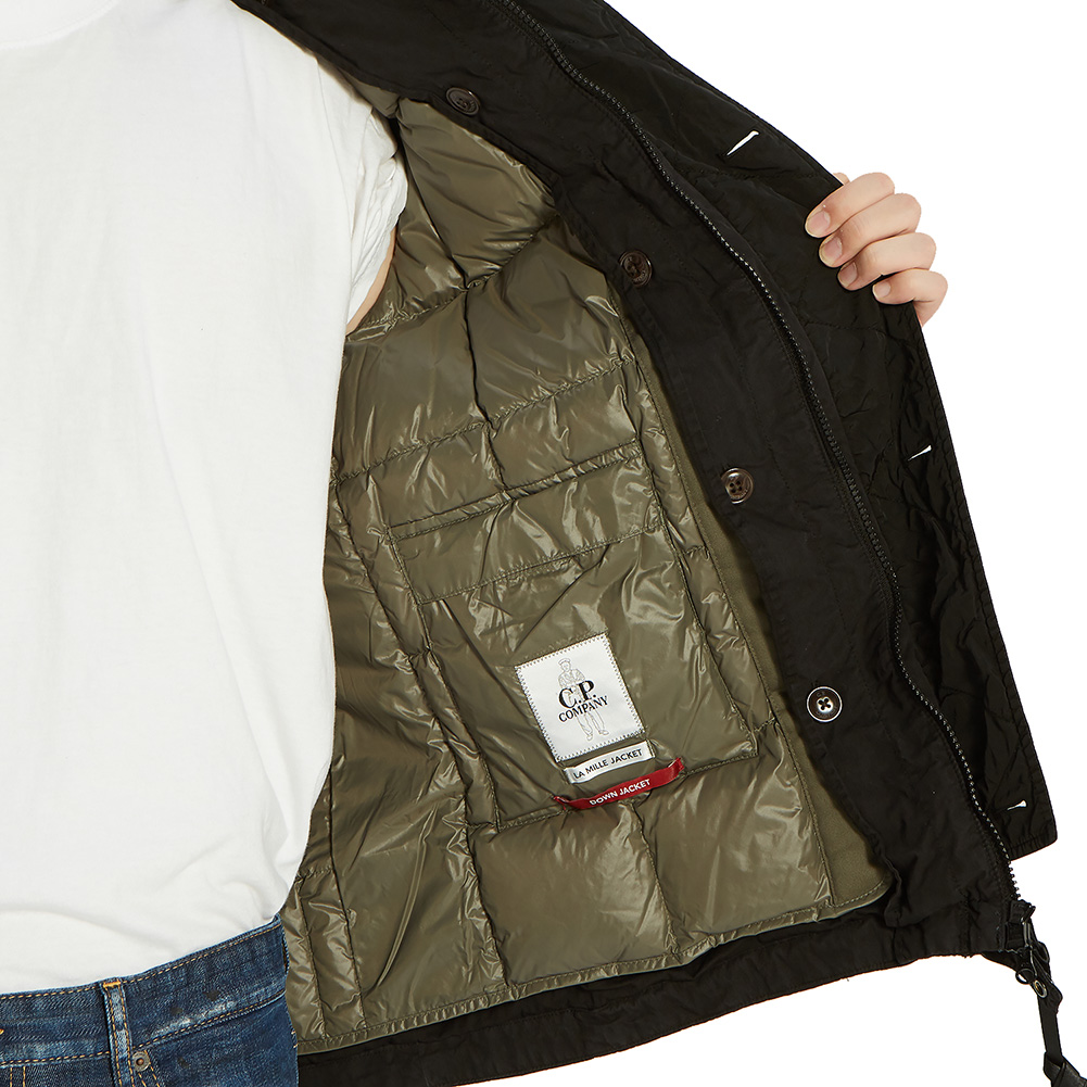 씨피컴퍼니(CP COMPANY) 라미르 고글 렌즈 남자 패딩 자켓 07CMOW205A 005503G 999