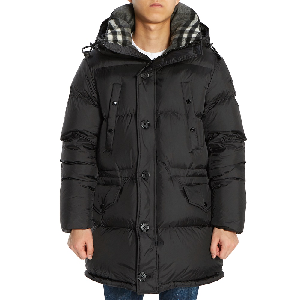버버리(BURBERRY) 로고 후드남자 패딩 점퍼 LOCKWOOD 8018825 A1189