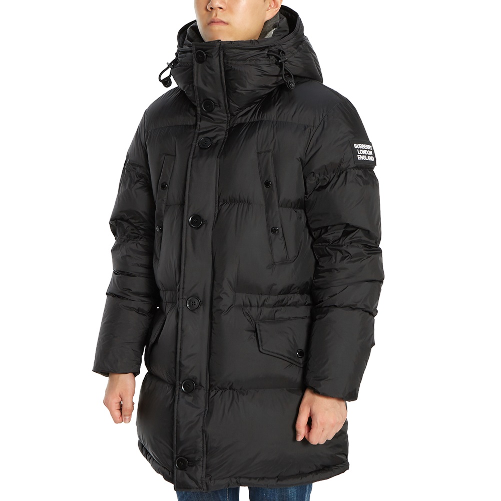버버리(BURBERRY) 로고 후드남자 패딩 점퍼 LOCKWOOD 8018825 A1189