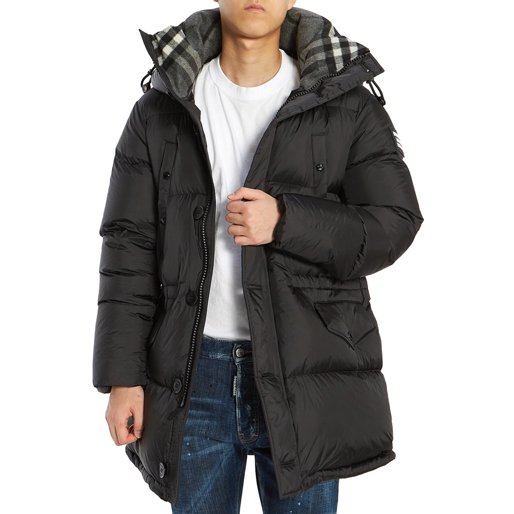 버버리(BURBERRY) 로고 후드남자 패딩 점퍼 LOCKWOOD 8018825 A1189