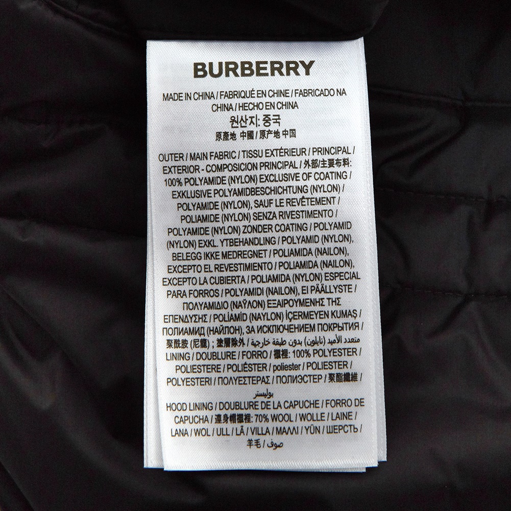 버버리(BURBERRY) 로고 후드남자 패딩 점퍼 LOCKWOOD 8018825 A1189