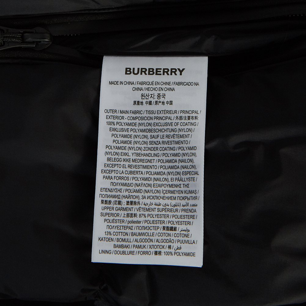 버버리(BURBERRY) 로고 그래픽 남자 패딩 점퍼 WESTCROFT 8018398 A1189
