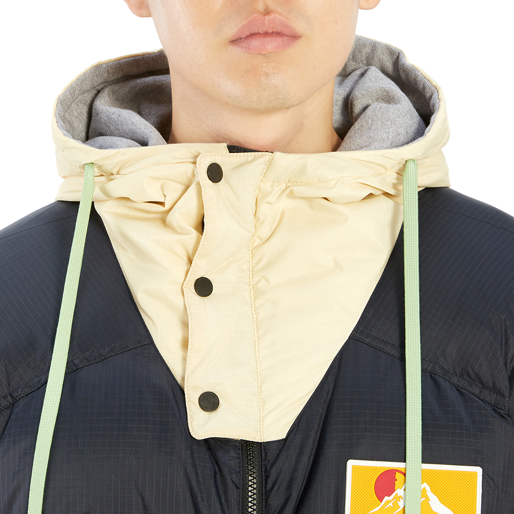 오프화이트(OFF WHITE) 스캐폴딩 남자 후드 패딩 점퍼 OMED019F 19E15025 3201