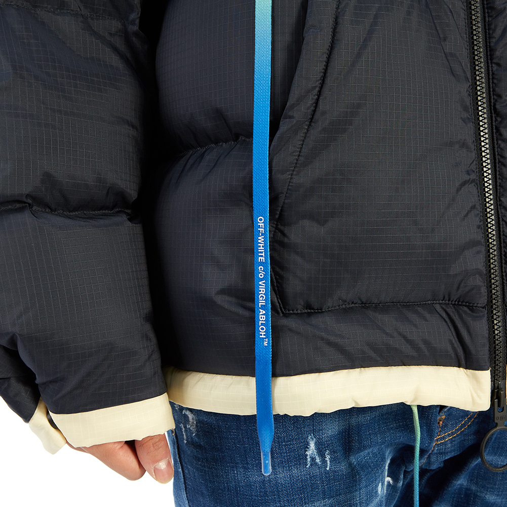 오프화이트(OFF WHITE) 스캐폴딩 남자 후드 패딩 점퍼 OMED019F 19E15025 3201