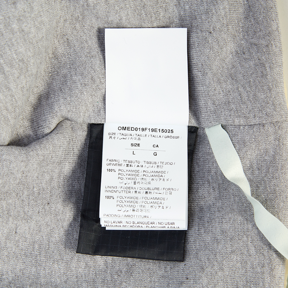 오프화이트(OFF WHITE) 스캐폴딩 남자 후드 패딩 점퍼 OMED019F 19E15025 3201