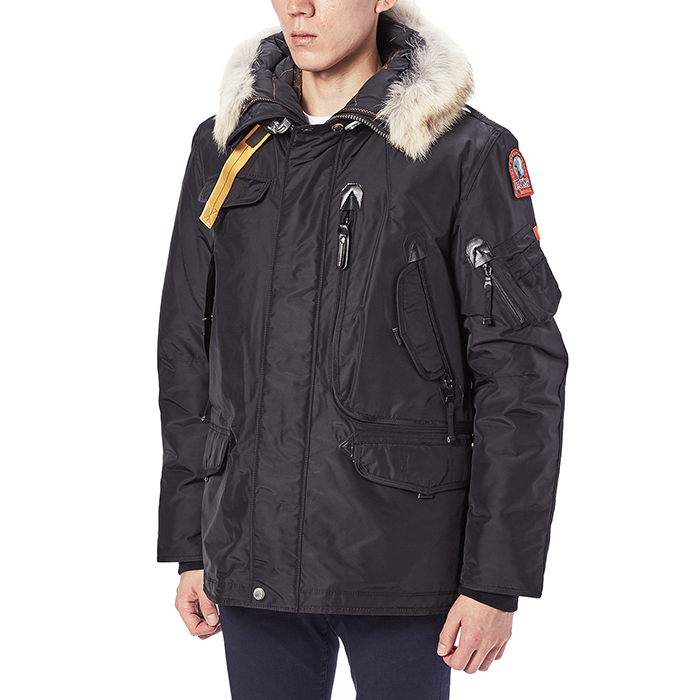 파라점퍼스(PARAJUMPERS) 라이트핸드 마스터피스 남자 점퍼 PMJCKMA03 BLACK
