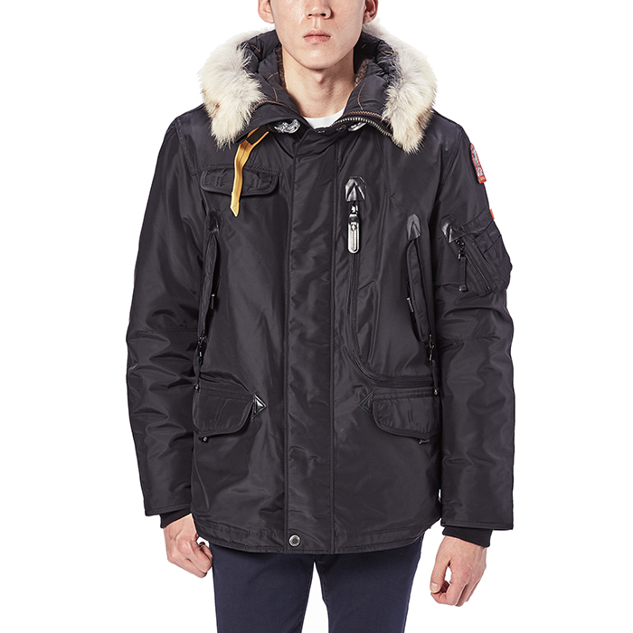 파라점퍼스(PARAJUMPERS) 라이트핸드 마스터피스 남자 점퍼 PMJCKMA03 BLACK