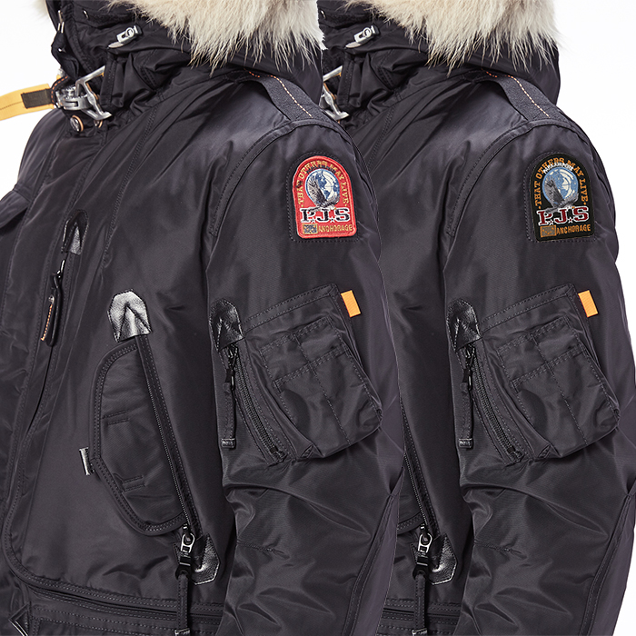 파라점퍼스(PARAJUMPERS) 라이트핸드 마스터피스 남자 점퍼 PMJCKMA03 BLACK