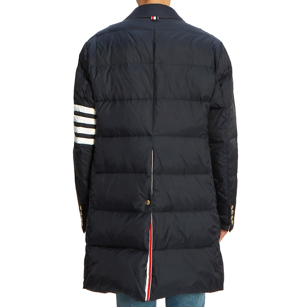 톰브라운(THOM BROWNE) 사선 완장 남자 패딩 점퍼 MOD040X 05411 415