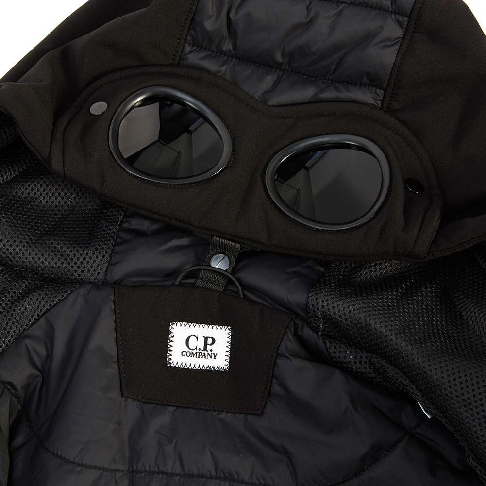 씨피컴퍼니(CP COMPANY) 쉘 고글 남자 후드 패딩 조끼 07CMOW019A 005242M 999