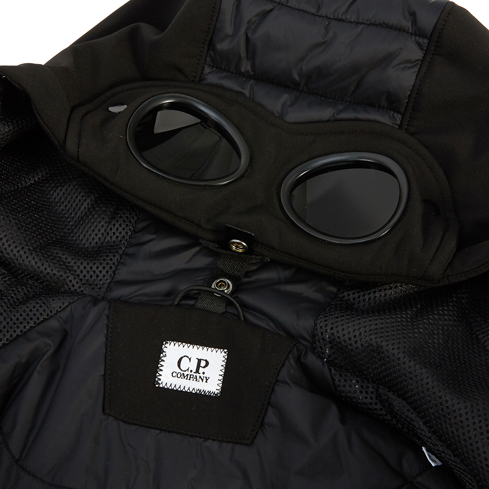 씨피컴퍼니(CP COMPANY) 쉘 고글 남자 후드 패딩 조끼 07CMOW019A 005242M 999