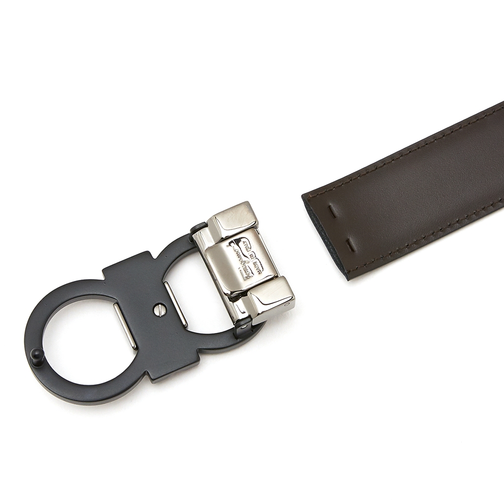 페라가모(FERRAGAMO) 더블 간치니 남자 양면 캐쥬얼벨트 (프리컷팅) 67 8648 00 0705629