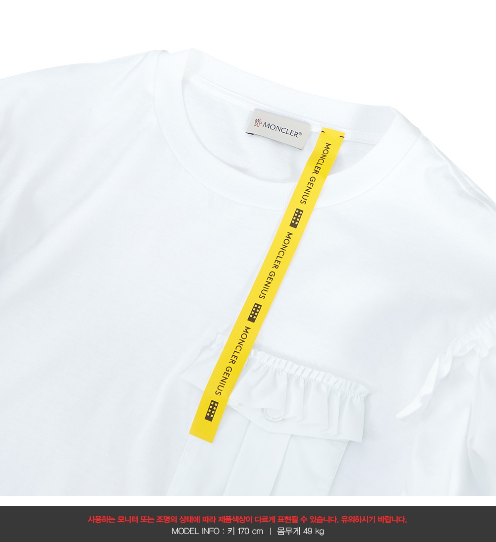 몽클레어(MONCLER) 지니어스 시몬로샤 여자 긴팔티셔츠 8053700 829FG 001