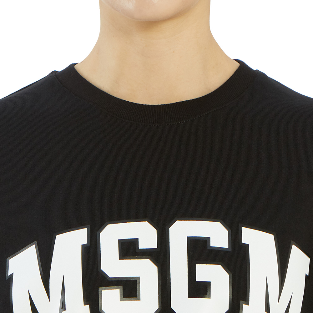 엠에스지엠(MSGM) 로고 여자 긴팔 기모 맨투맨 티셔츠 2742MDM163 195799 99