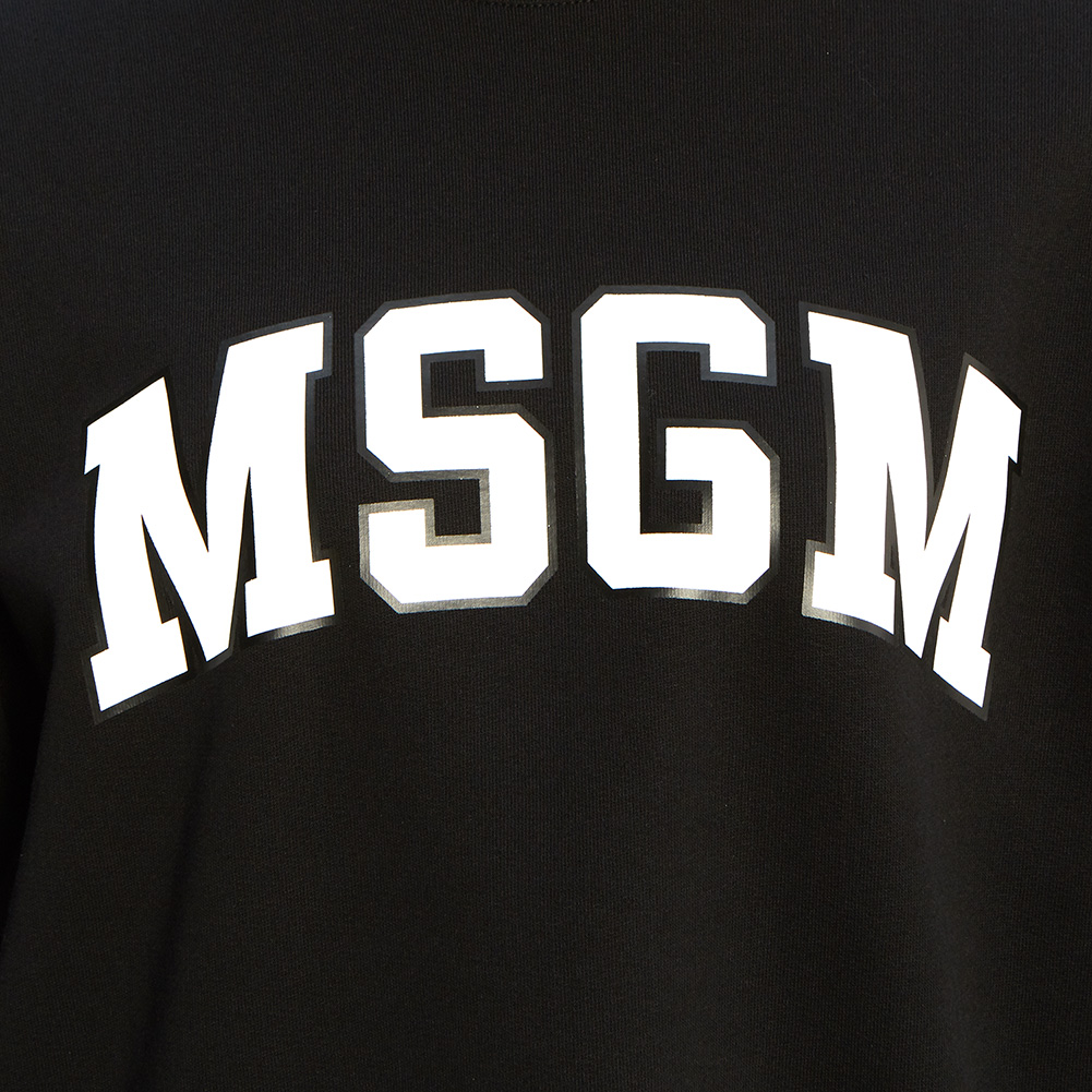 엠에스지엠(MSGM) 로고 여자 긴팔 기모 맨투맨 티셔츠 2742MDM163 195799 99