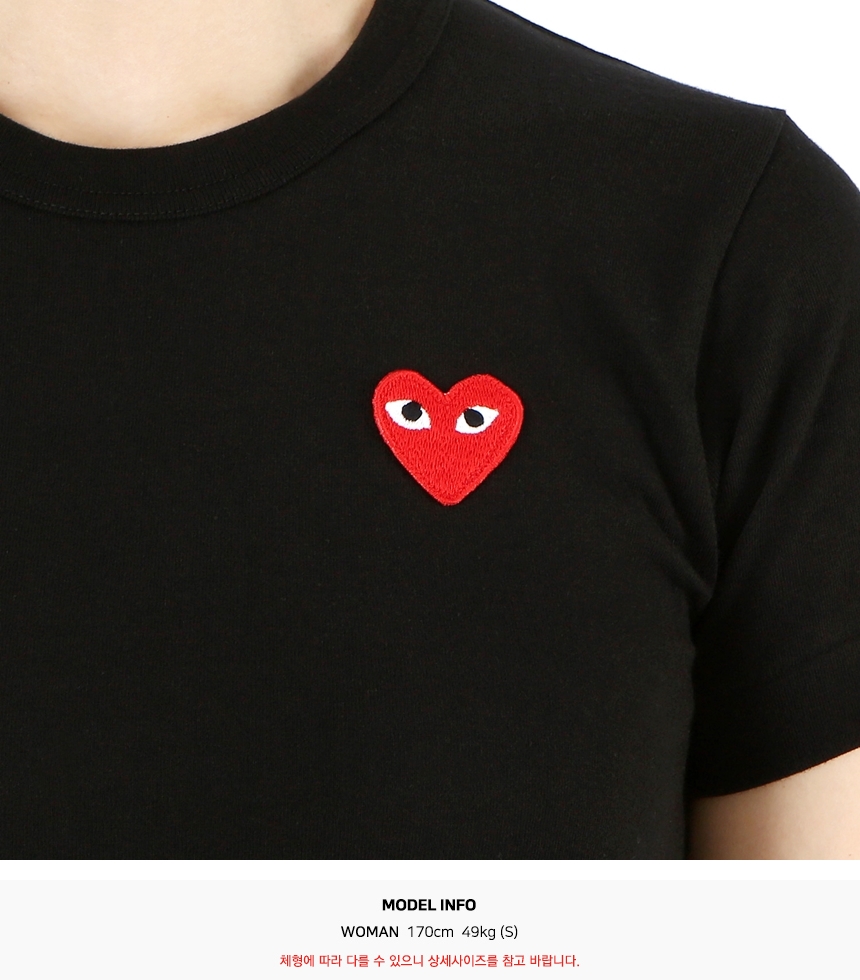 꼼데가르송(COMME DES GARCONS) 레드와펜 여성 반팔티셔츠 AZ T107 051 1