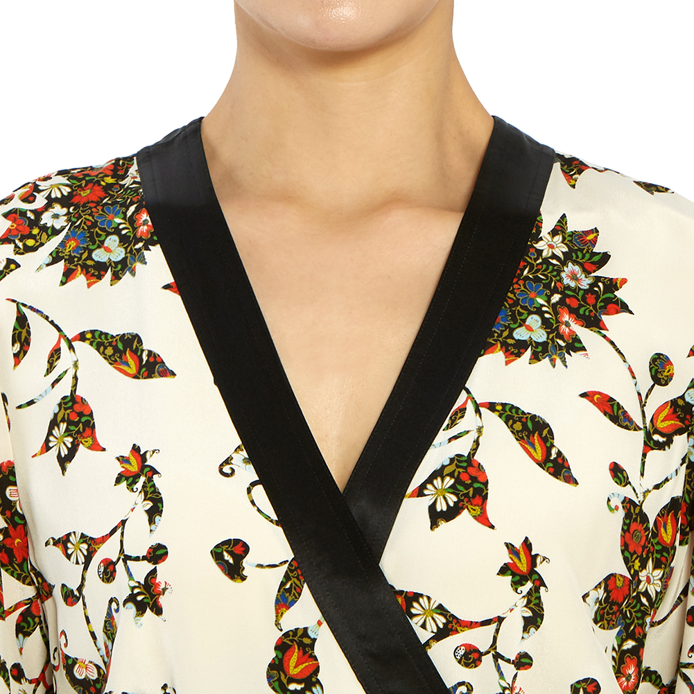 토리버치(TORYBURCH) 프린티드 랩 여자 실크 원피스 61698 893