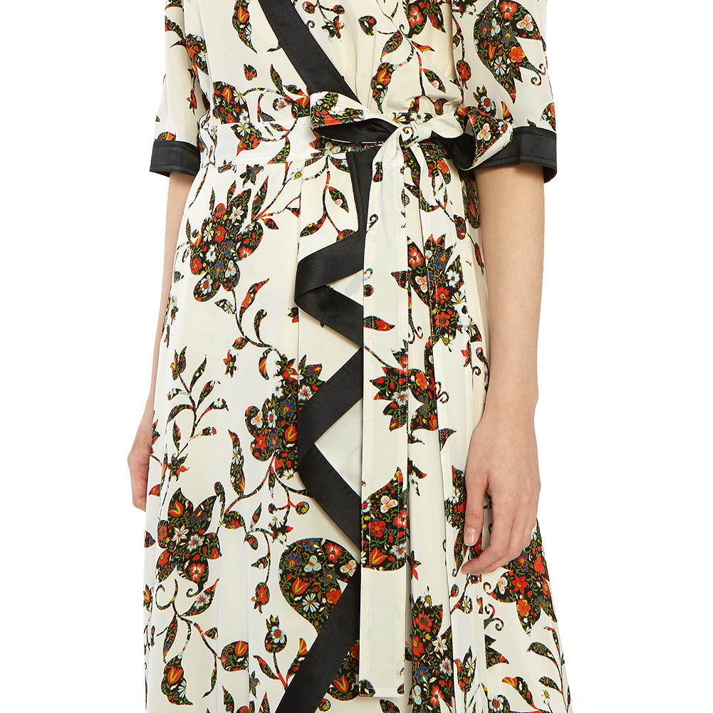 토리버치(TORYBURCH) 프린티드 랩 여자 실크 원피스 61698 893