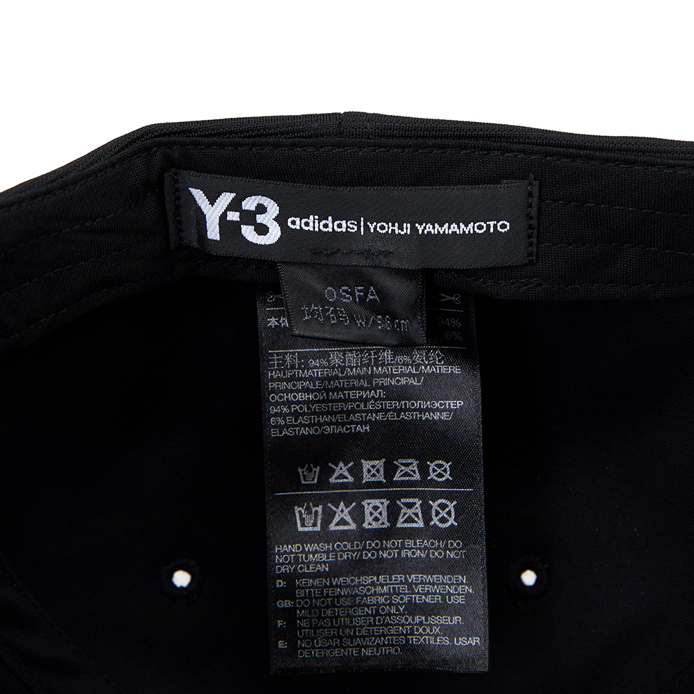 요지야마모토(YOHJI YAMAMOTO) Y-3 로고 공용 모자 FH9290 LOGO CAP