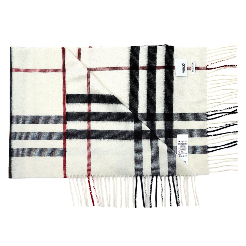 버버리(BURBERRY) 체크 캐시미어 공용 머플러 MU GIANT CHK 8015534