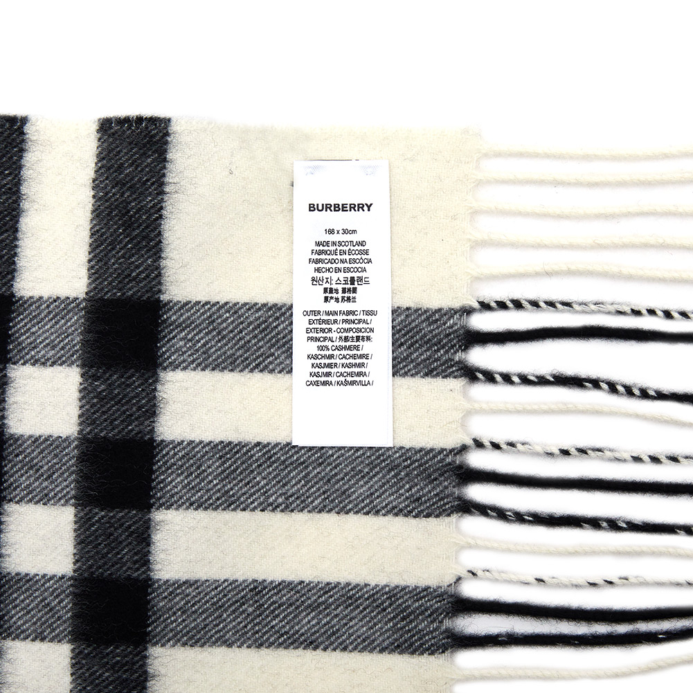 버버리(BURBERRY) 체크 캐시미어 공용 머플러 MU GIANT CHK 8015534