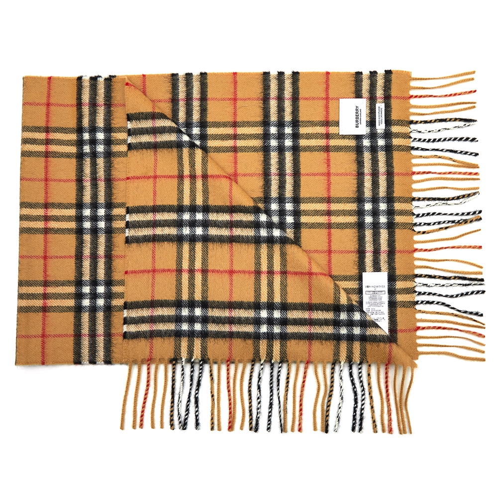 버버리(BURBERRY) 클래식 빈티지 체크 캐시미어 공용 머플러 MU VINTAGE CHK 8015556