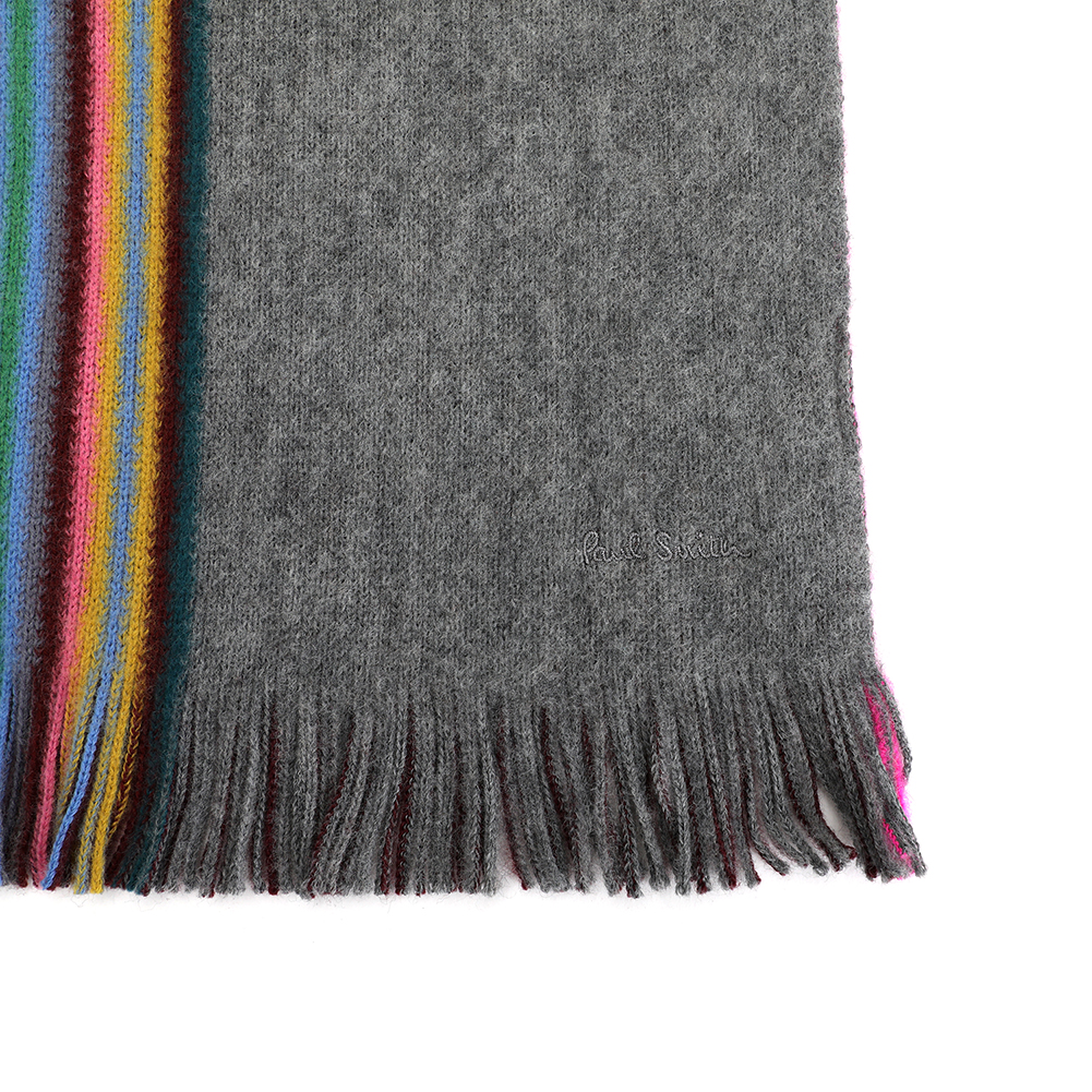 폴스미스(PAUL SMITH) 멀티 컬러 스트라이프 공용 울 머플러 M1A 811E AS10 76