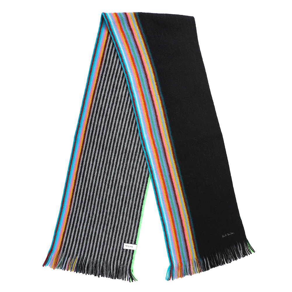 폴스미스(PAUL SMITH) 멀티 컬러 스트라이프 공용 울 머플러 M1A 811E AS10 79