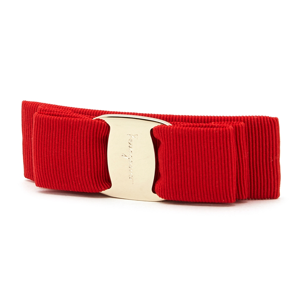 페라가모(FERRAGAMO) 바라 보우 헤어클립 34 2019 03 ROSSO 0495451